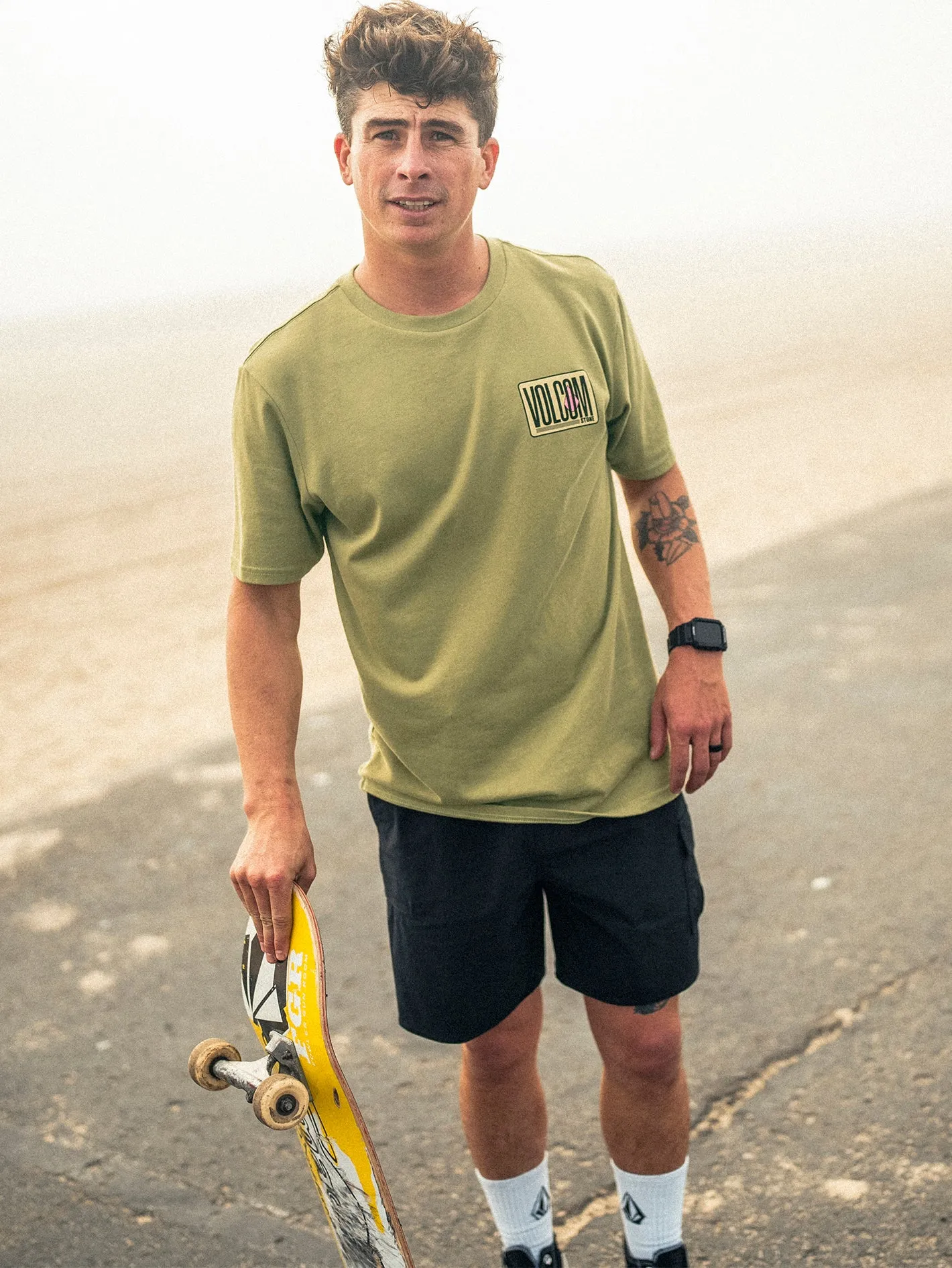 Peripheral Tech Short Sleeve Tee - Vintage Green sold by Volcom product image thumbnail 2