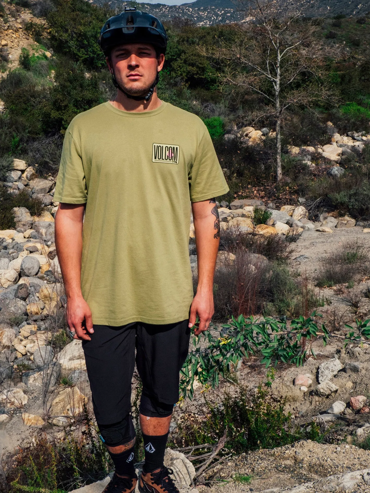 Peripheral Tech Short Sleeve Tee - Vintage Green sold by Volcom
