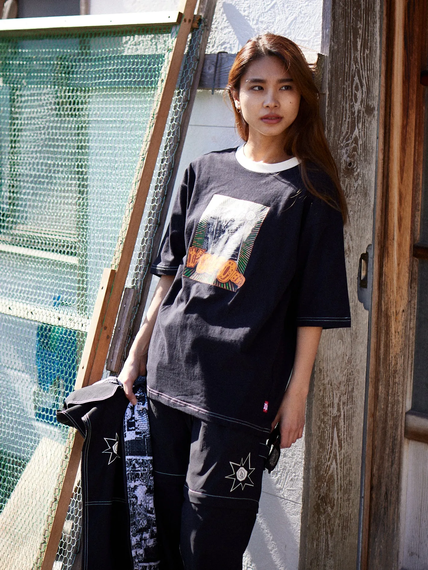 Tokyo True Pistol Short Sleeve Tee - Black White sold by Volcom product image thumbnail 4