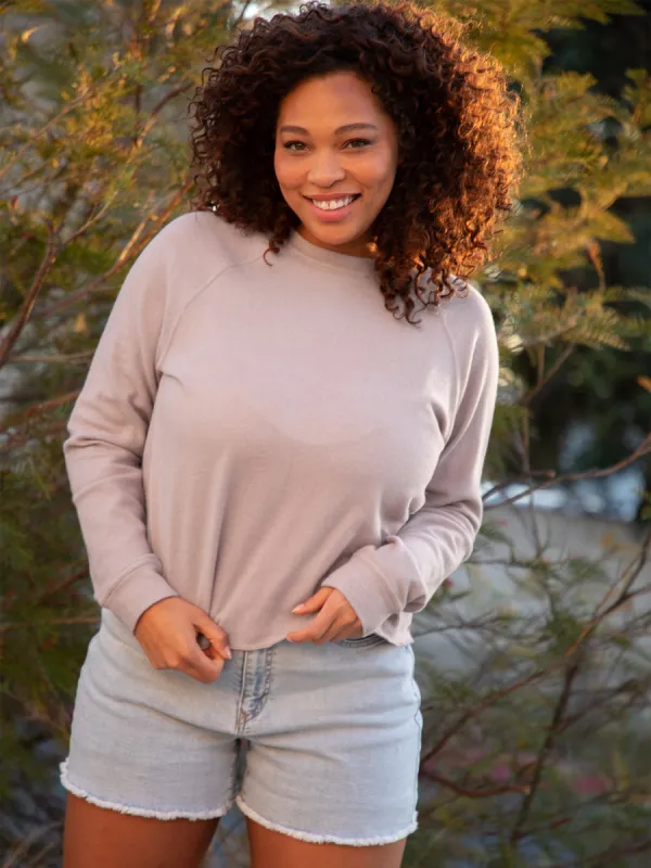 Lived in Lounge Crew Sweatshirt - Winter Orchid sold by Volcom