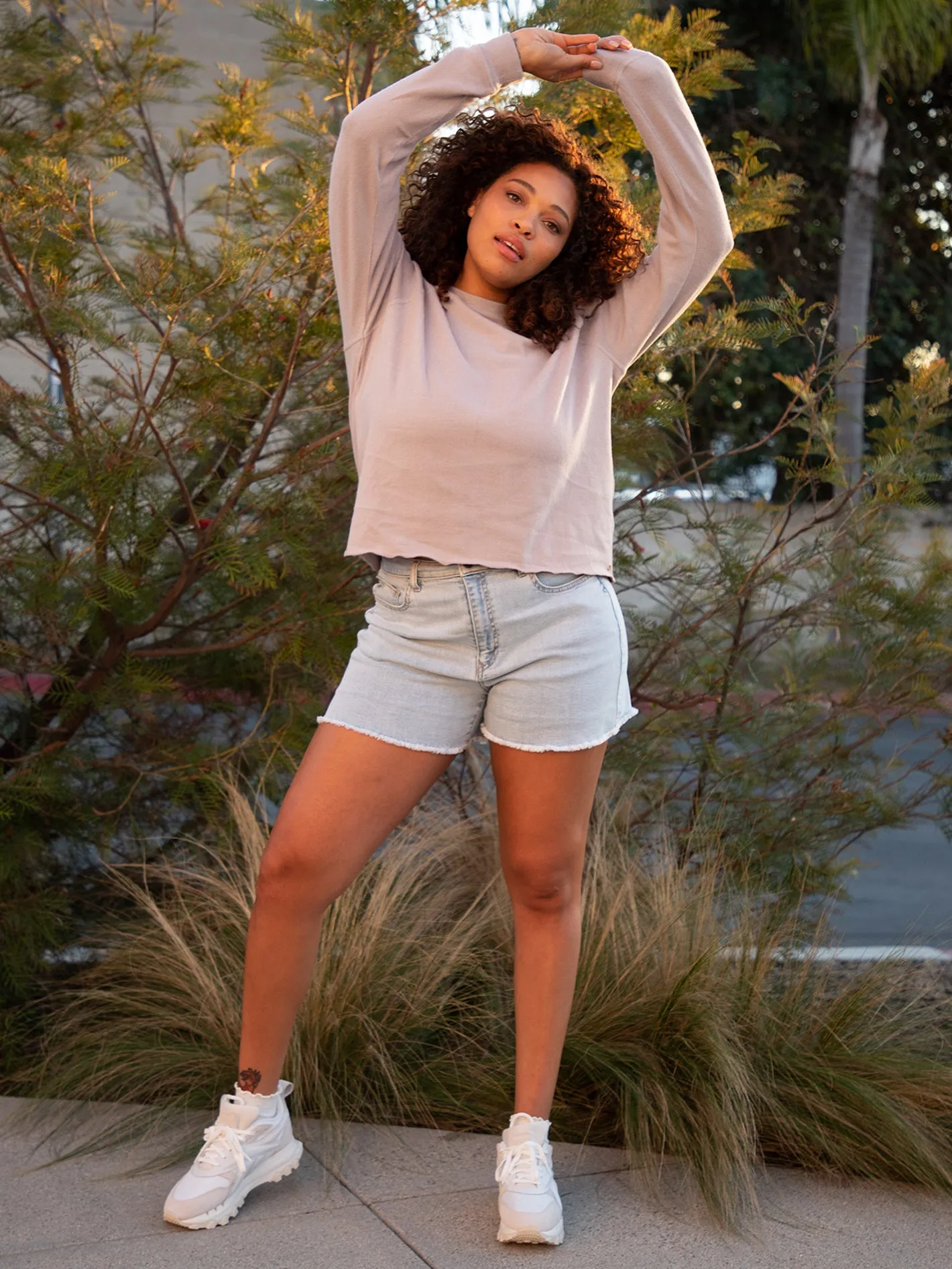 Lived in Lounge Crew Sweatshirt - Winter Orchid sold by Volcom product image thumbnail 2