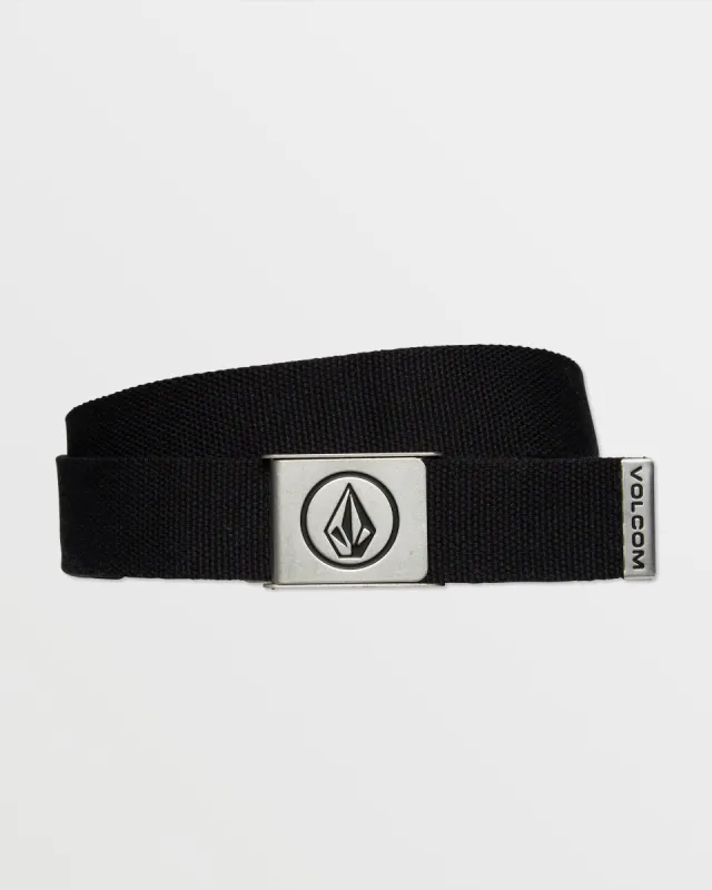 Circle Web Belt - Black sold by Volcom