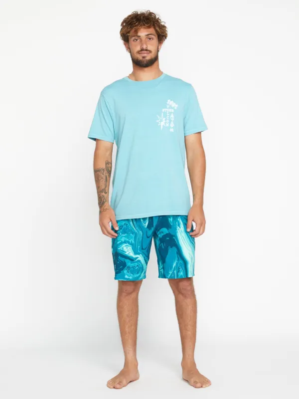 Heavy Living Short Sleeve Tee - Cali Blue Heather sold by Volcom