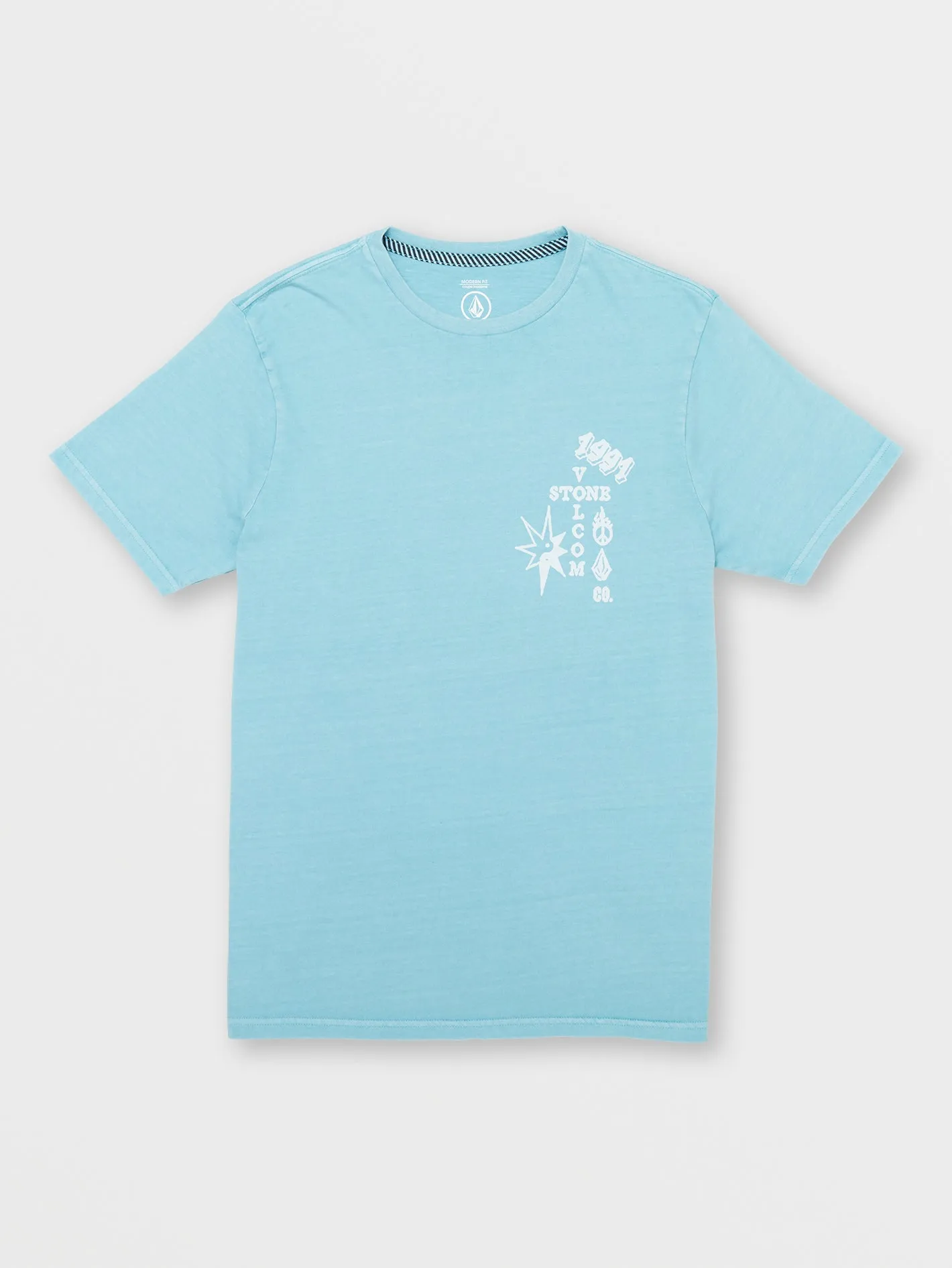 Heavy Living Short Sleeve Tee - Cali Blue Heather sold by Volcom product image thumbnail 3