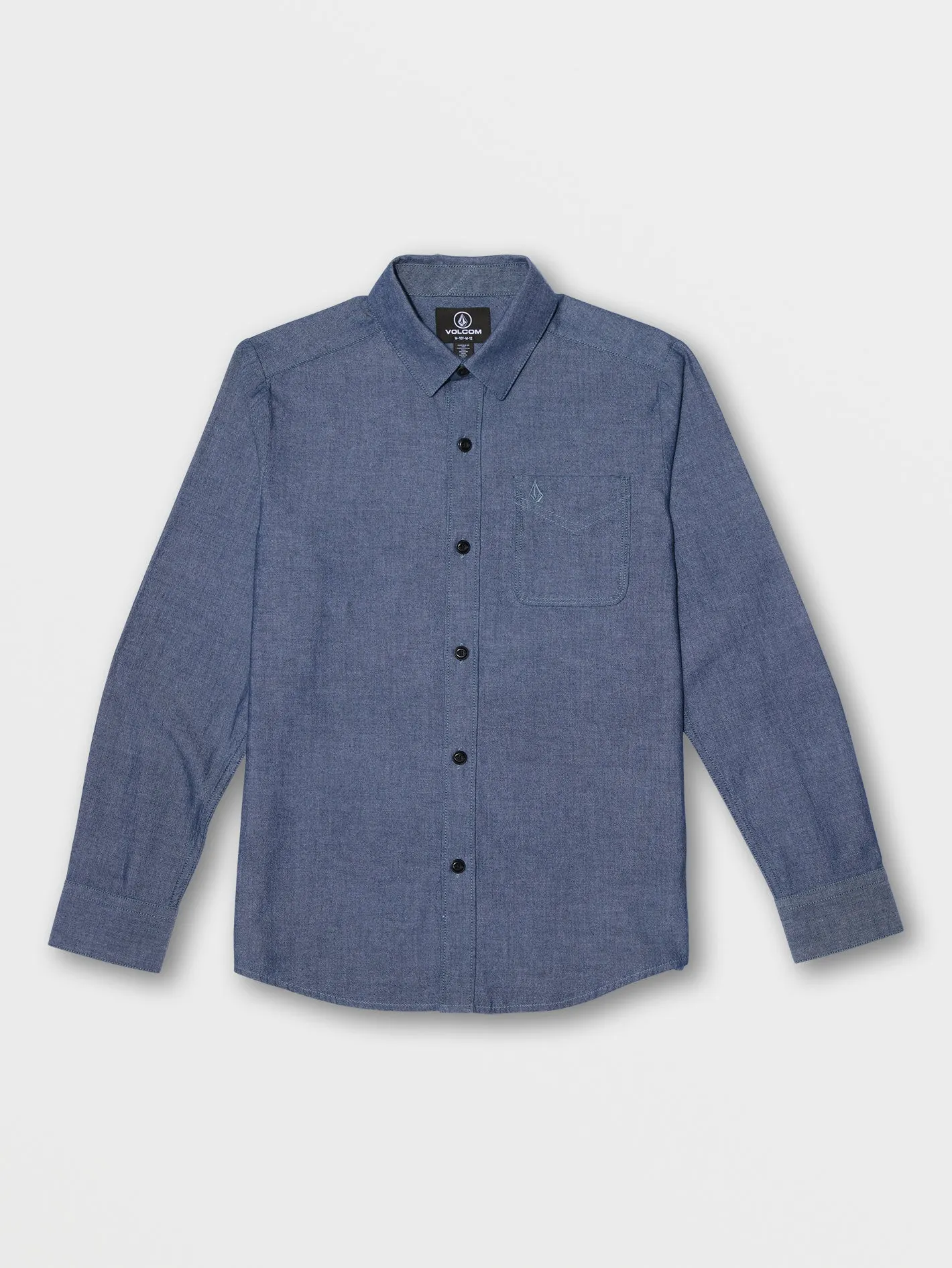 Big Boys Play Date Knight Long Sleeve Shirt - Navy sold by Volcom product image thumbnail 3