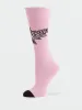 Womens Volcom Entertainment Socks - Reef Pink sold by Volcom