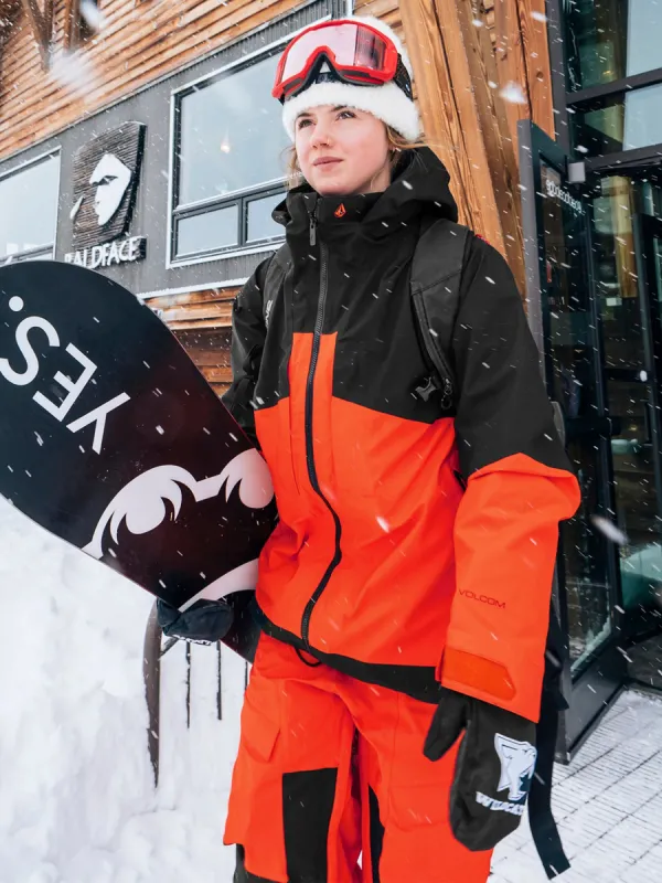 Womens Aw 3-In-1 Gore-Tex Jacket - Orange Shock sold by Volcom