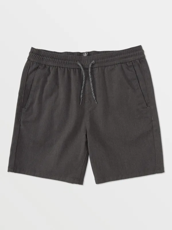 Big Boys Frickin Elastic Waist Shorts - Charcoal Heather sold by Volcom