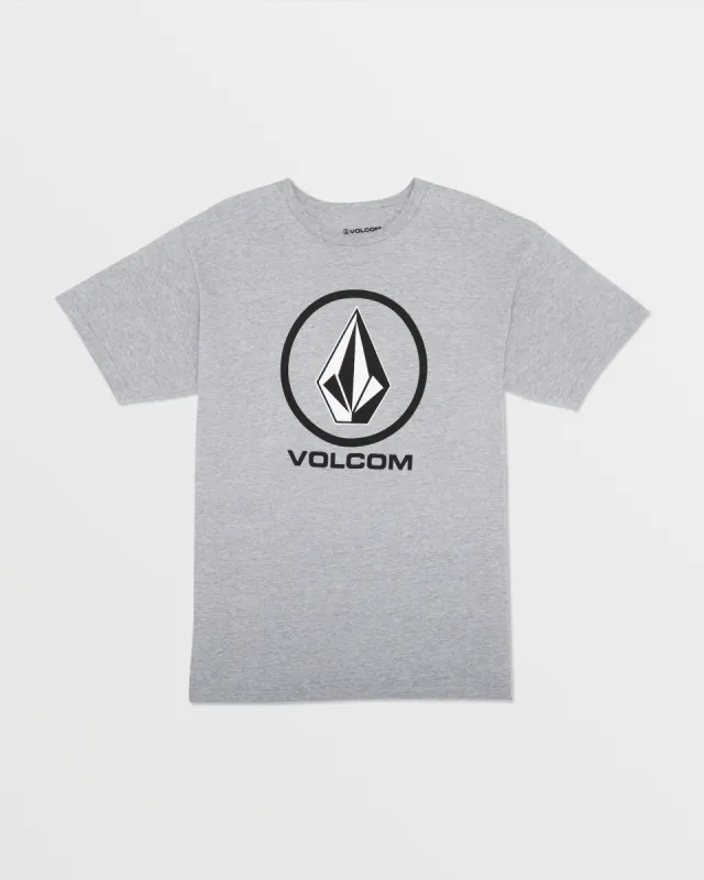 Crisp Stone Short Sleeve Tee - Heather Grey sold by Volcom