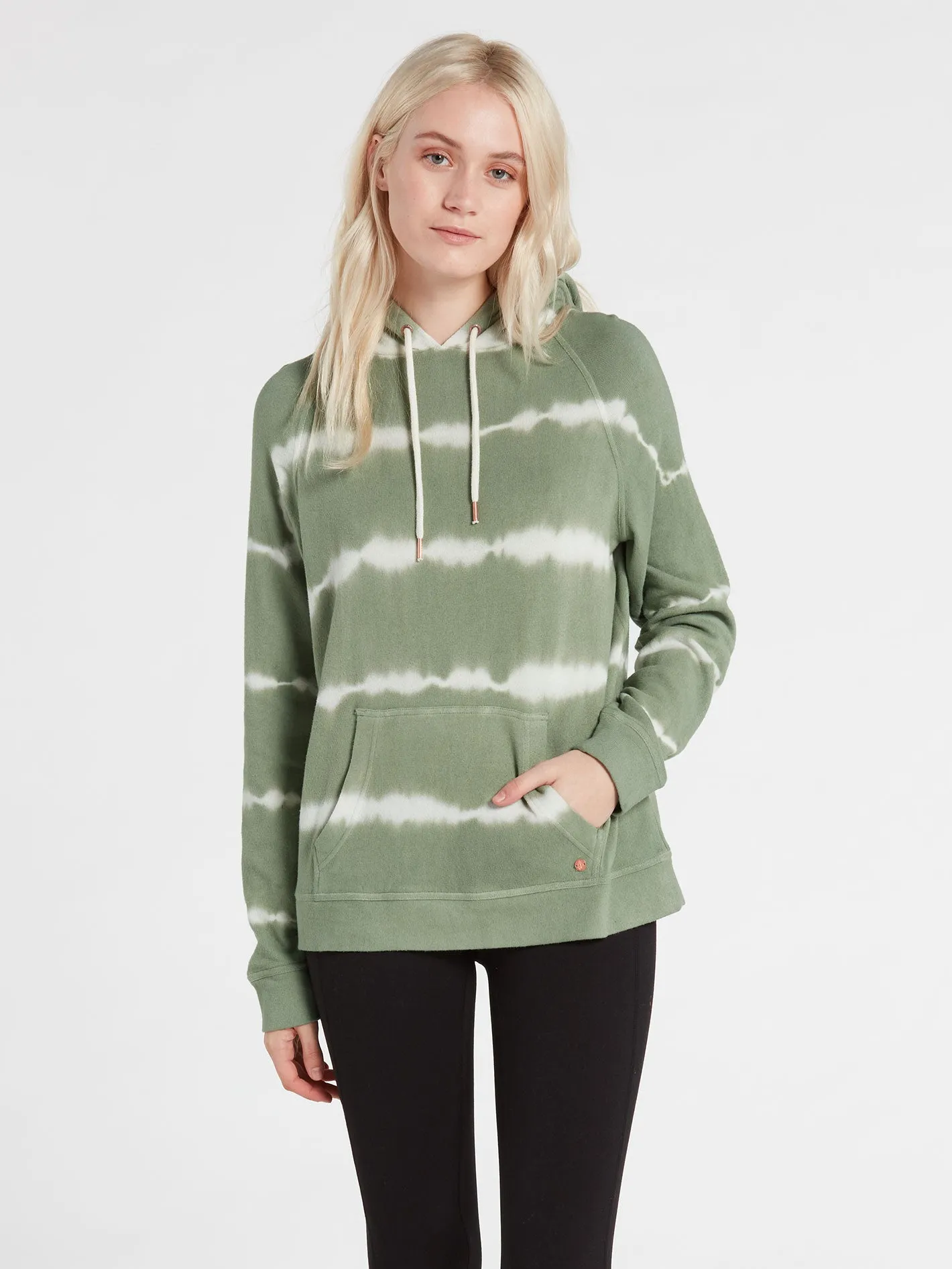 Lived In Lounge Hoodie - Light Army sold by Volcom product image thumbnail 3