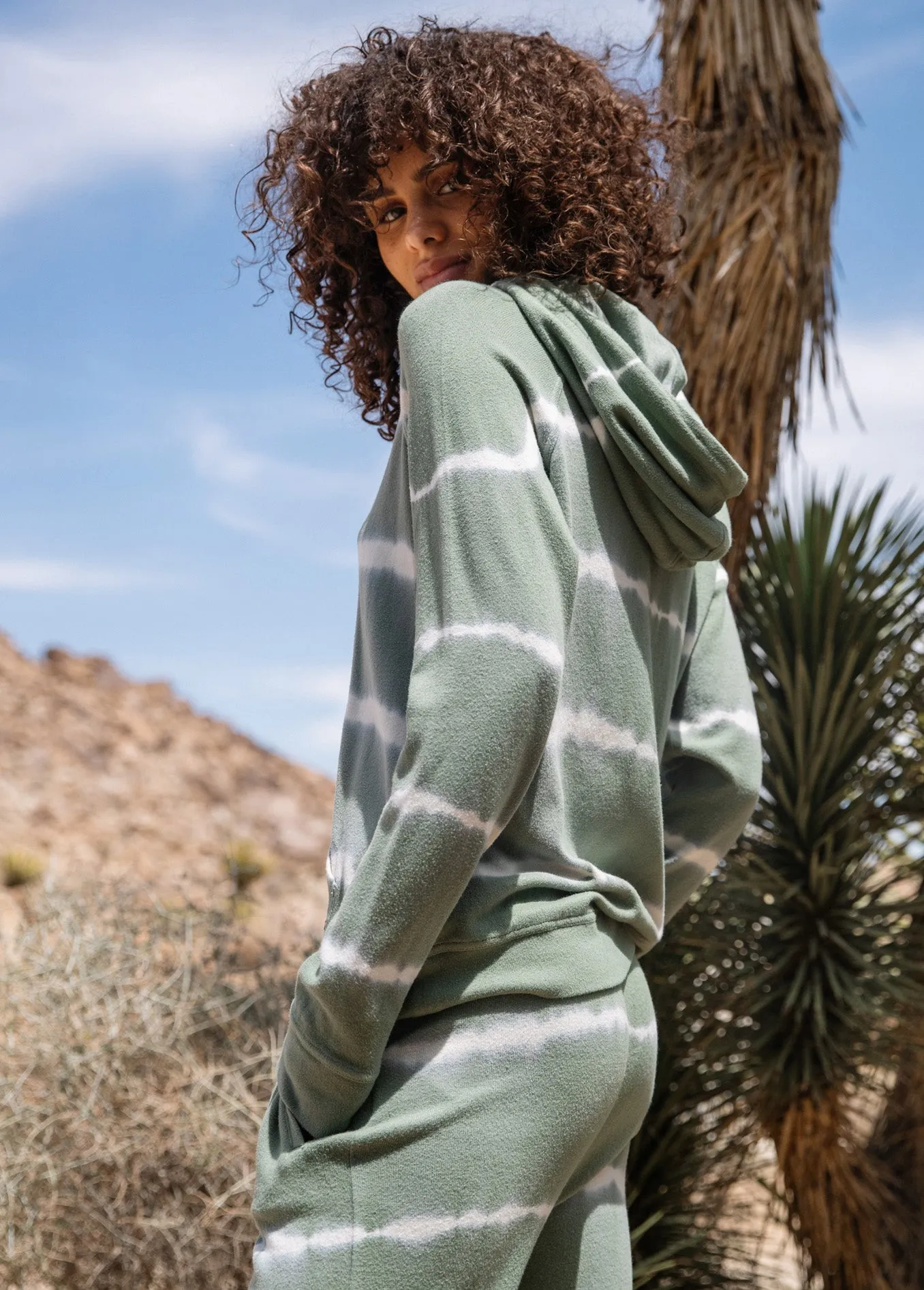 Lived In Lounge Hoodie - Light Army sold by Volcom product image thumbnail 2