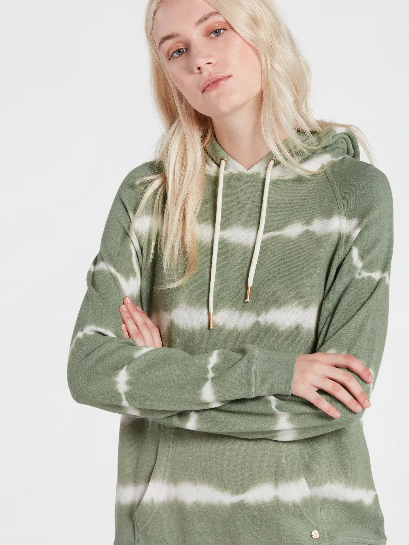 Lived In Lounge Hoodie - Light Army sold by Volcom product image thumbnail 5