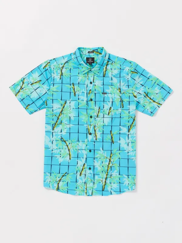 Bamboozeled Floral Short Sleeve Shirt - Clearwater sold by Volcom