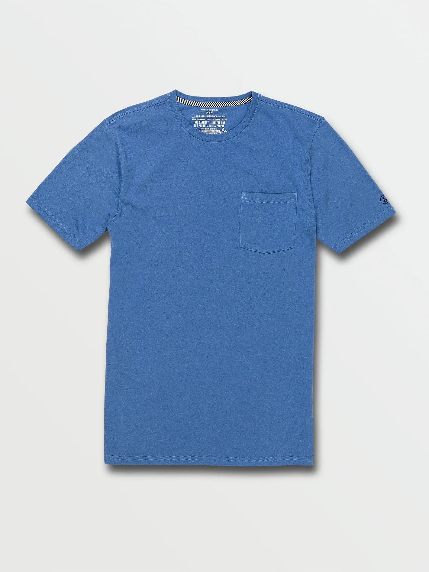 Solid Short Sleeve Pocket Tee - Riverside sold by Volcom