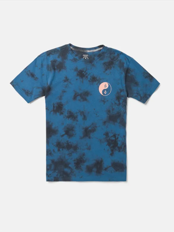 Little Boys Counterbalance Dye Short Sleeve Tee - Dark Blue sold by Volcom
