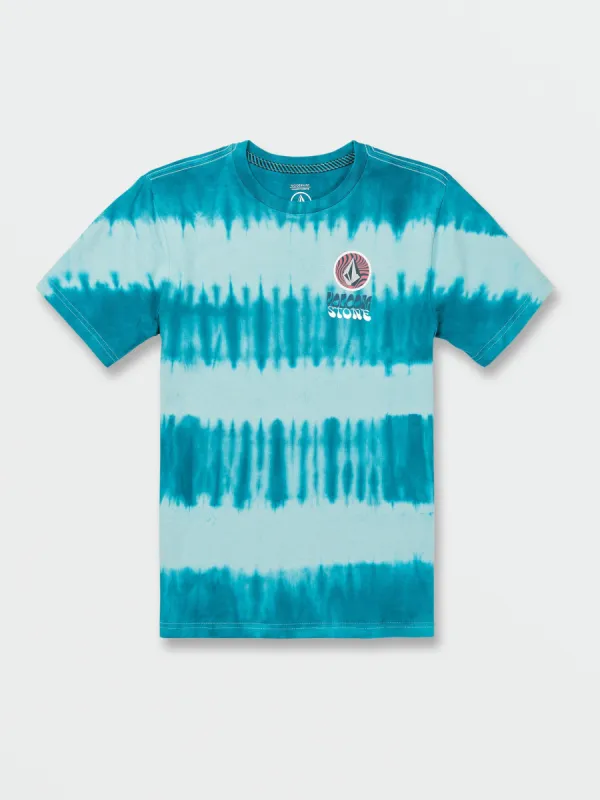 Big Boys Psychdye Short Sleeve Tee - Ocean Teal sold by Volcom