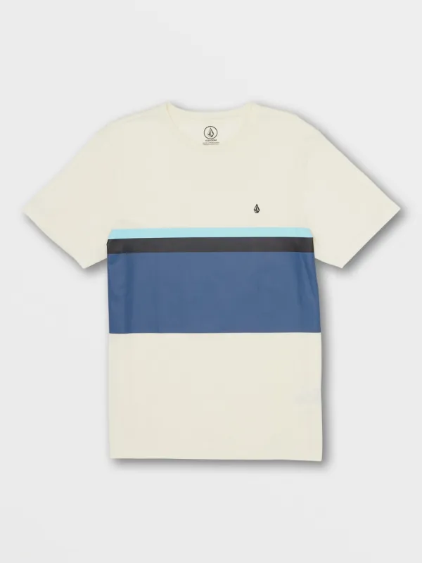 Parables Blocked Crew Tee - White Flash sold by Volcom