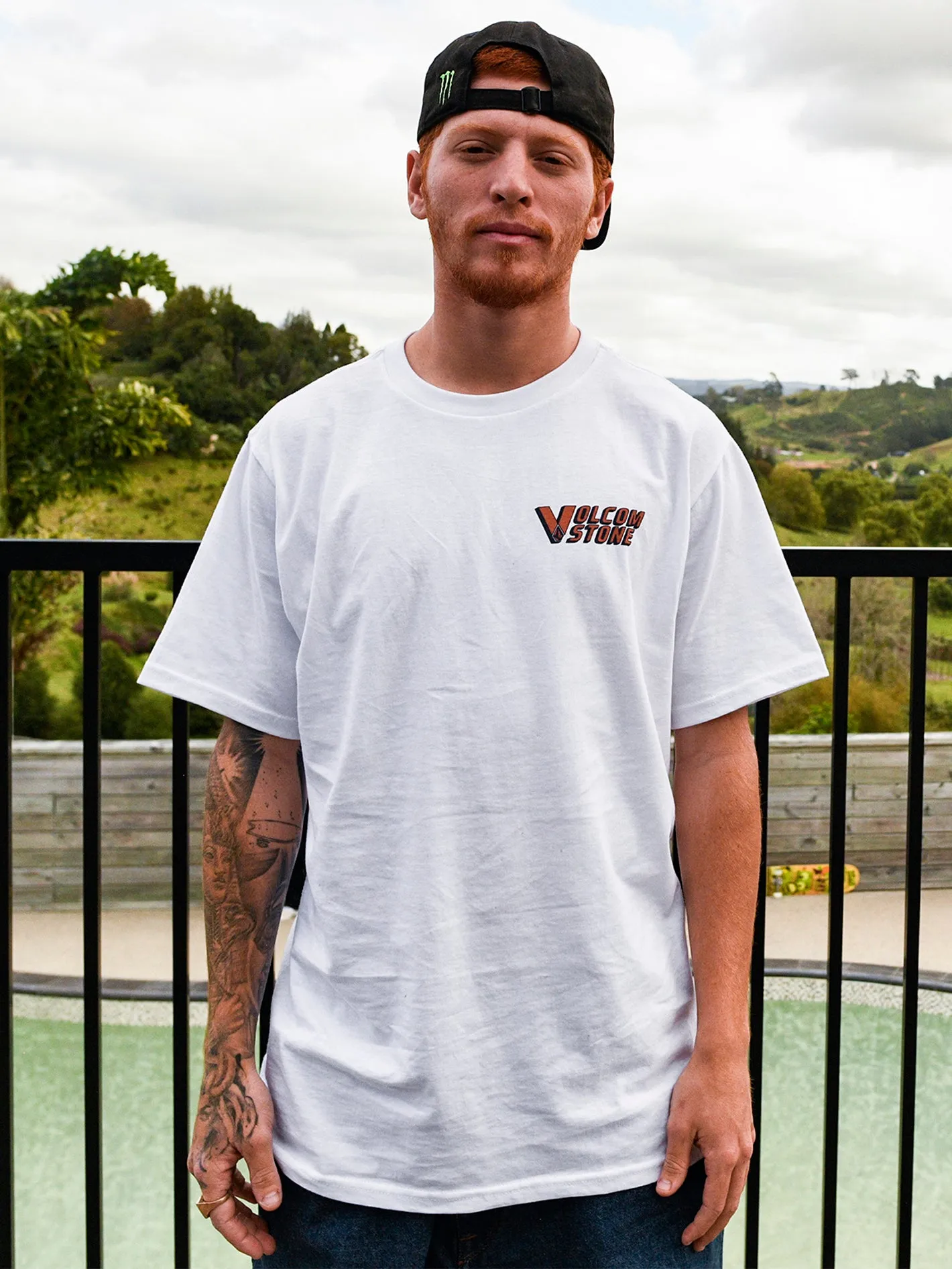 Raceday Short Sleeve Tee - White sold by Volcom product image thumbnail 2