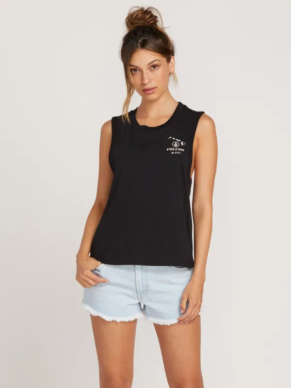 Island Hip Hoppin Tank - Black sold by Volcom