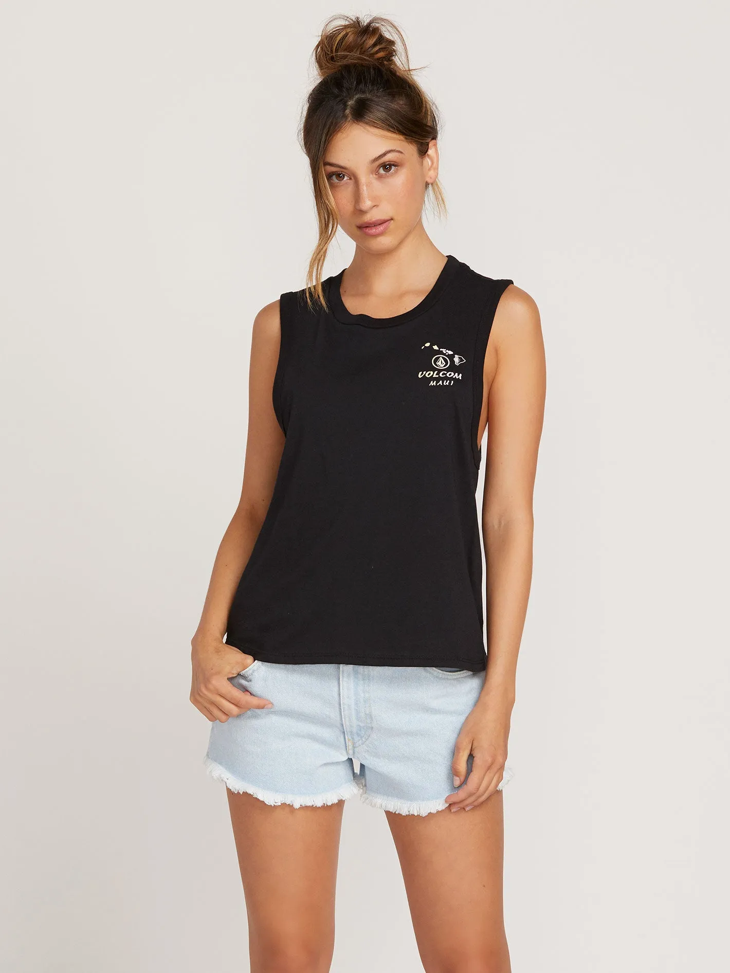 Island Hip Hoppin Tank - Black sold by Volcom