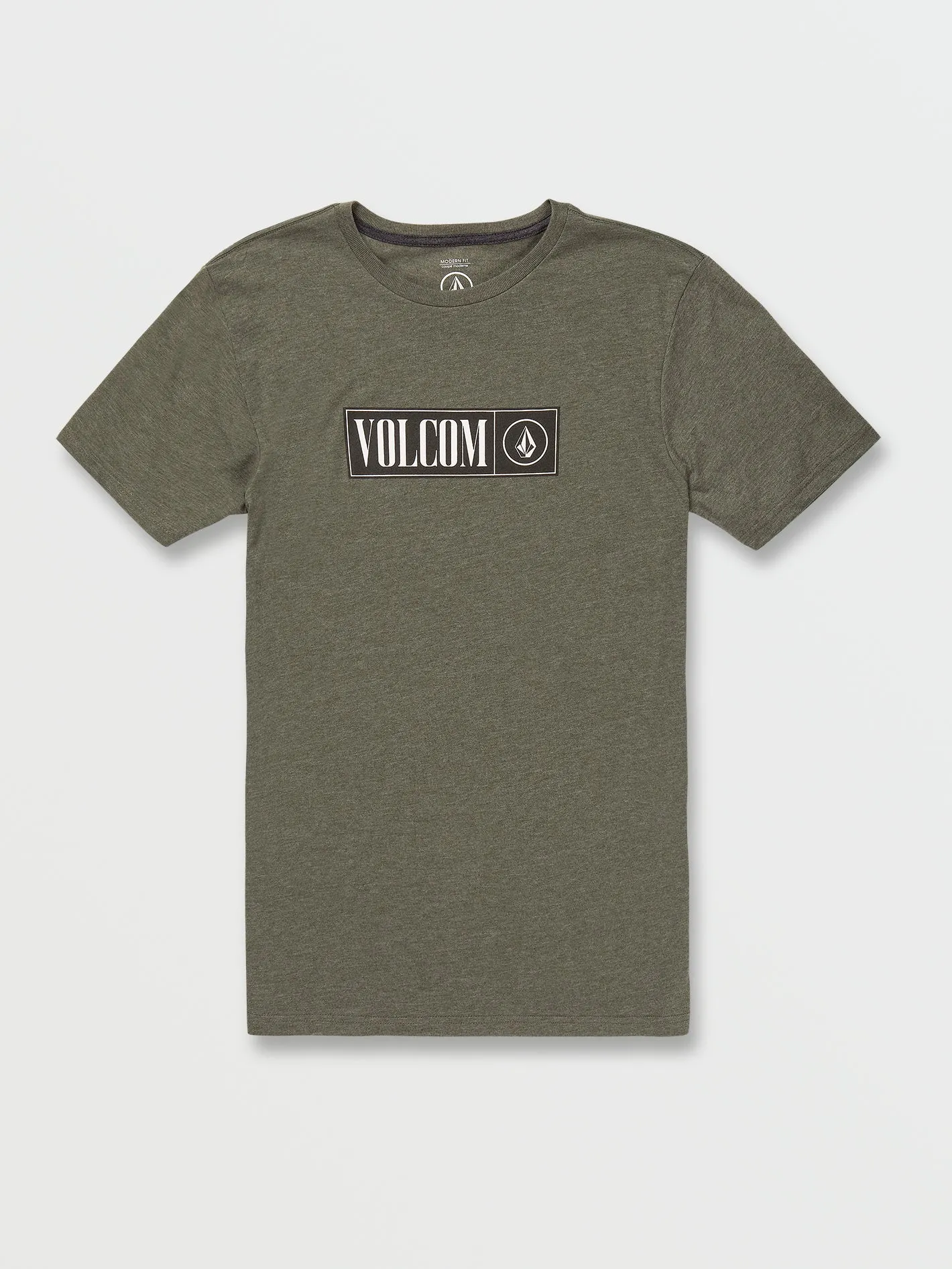 Block Busted Short Sleeve Tee - Martini Olive sold by Volcom