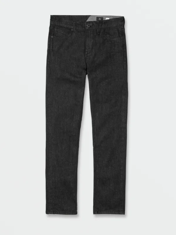 V 2x4 Skinny Modern Fit Jeans - Rinsed Black sold by Volcom