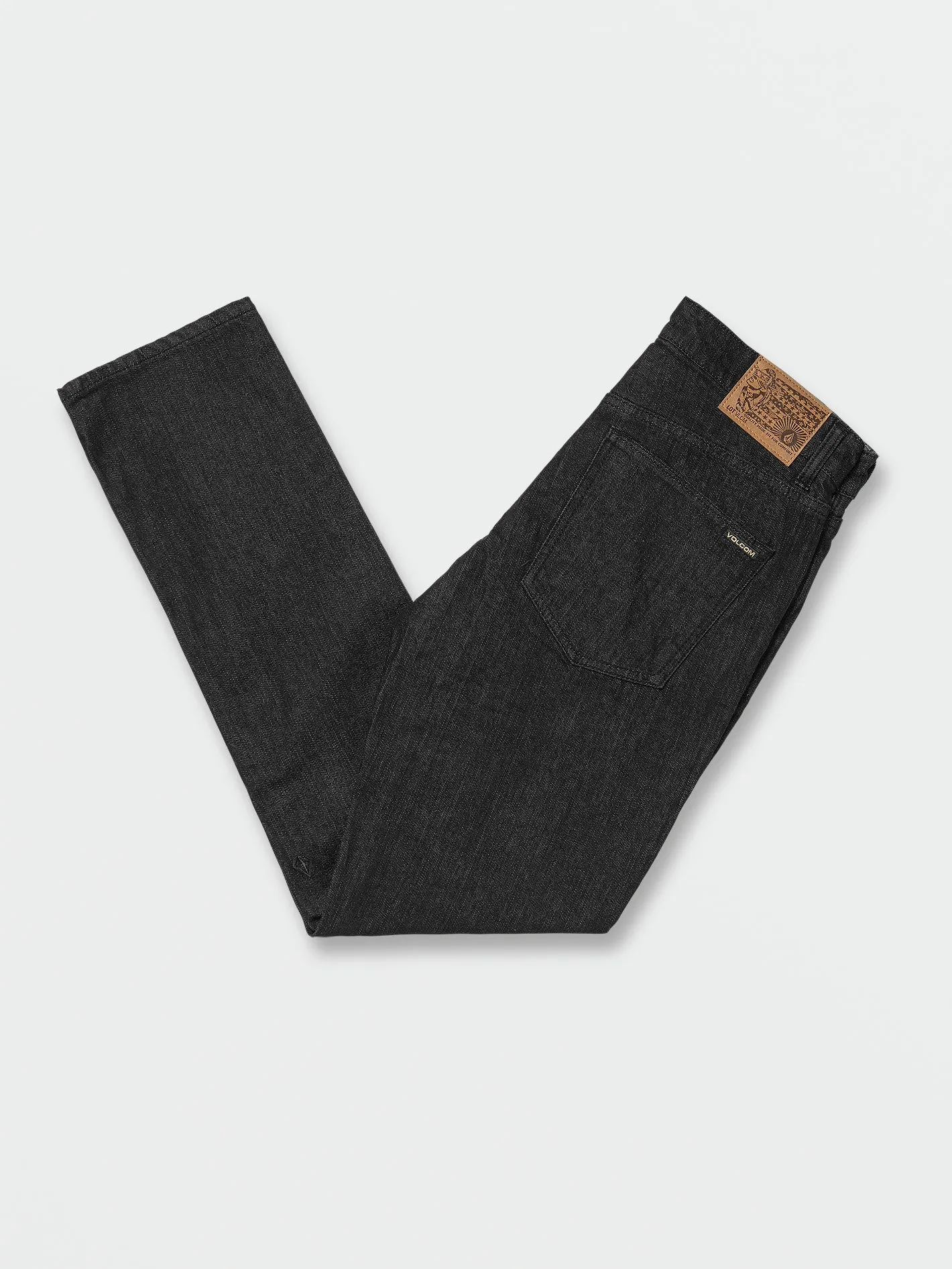 V 2x4 Skinny Modern Fit Jeans - Rinsed Black sold by Volcom product image thumbnail 2