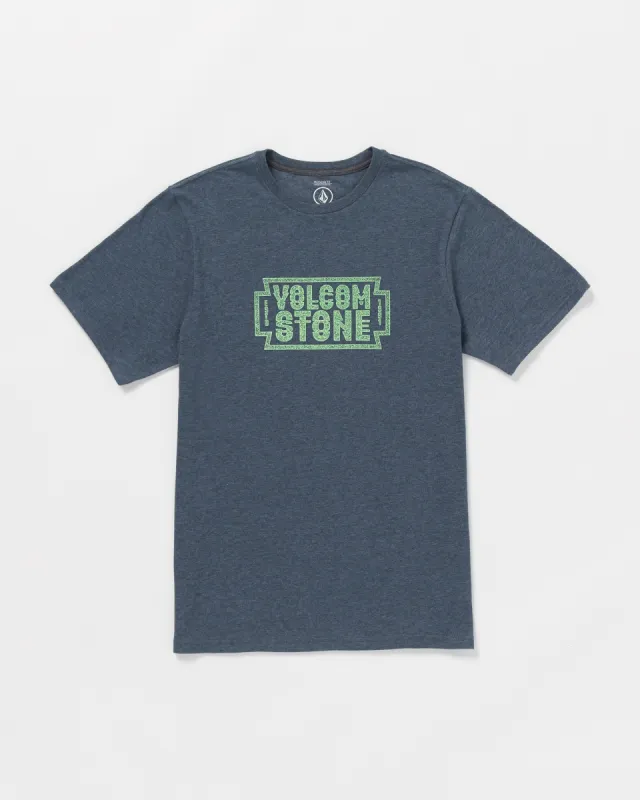 Razors Edge Short Sleeve Tee - Navy Heather sold by Volcom