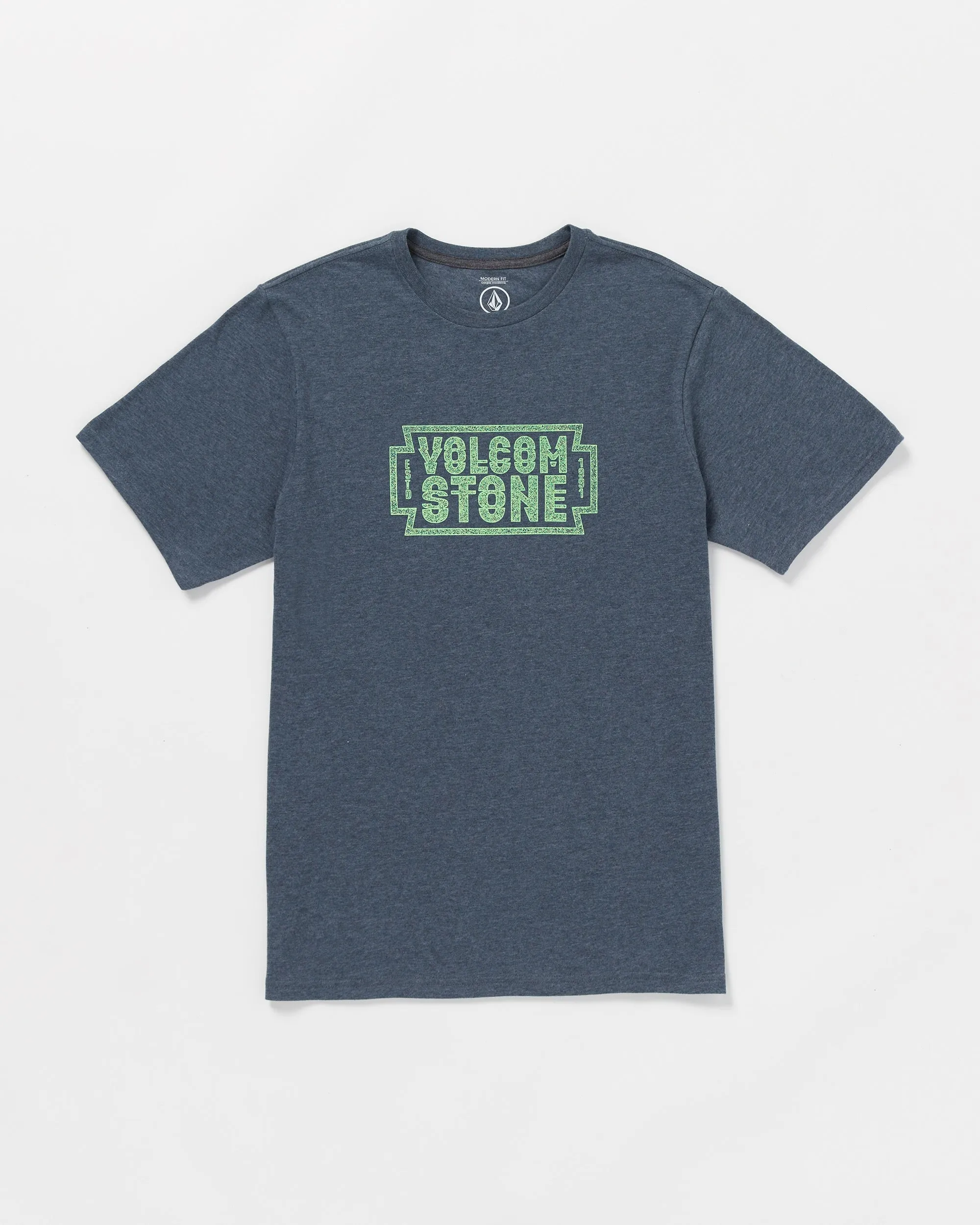 Razors Edge Short Sleeve Tee - Navy Heather sold by Volcom