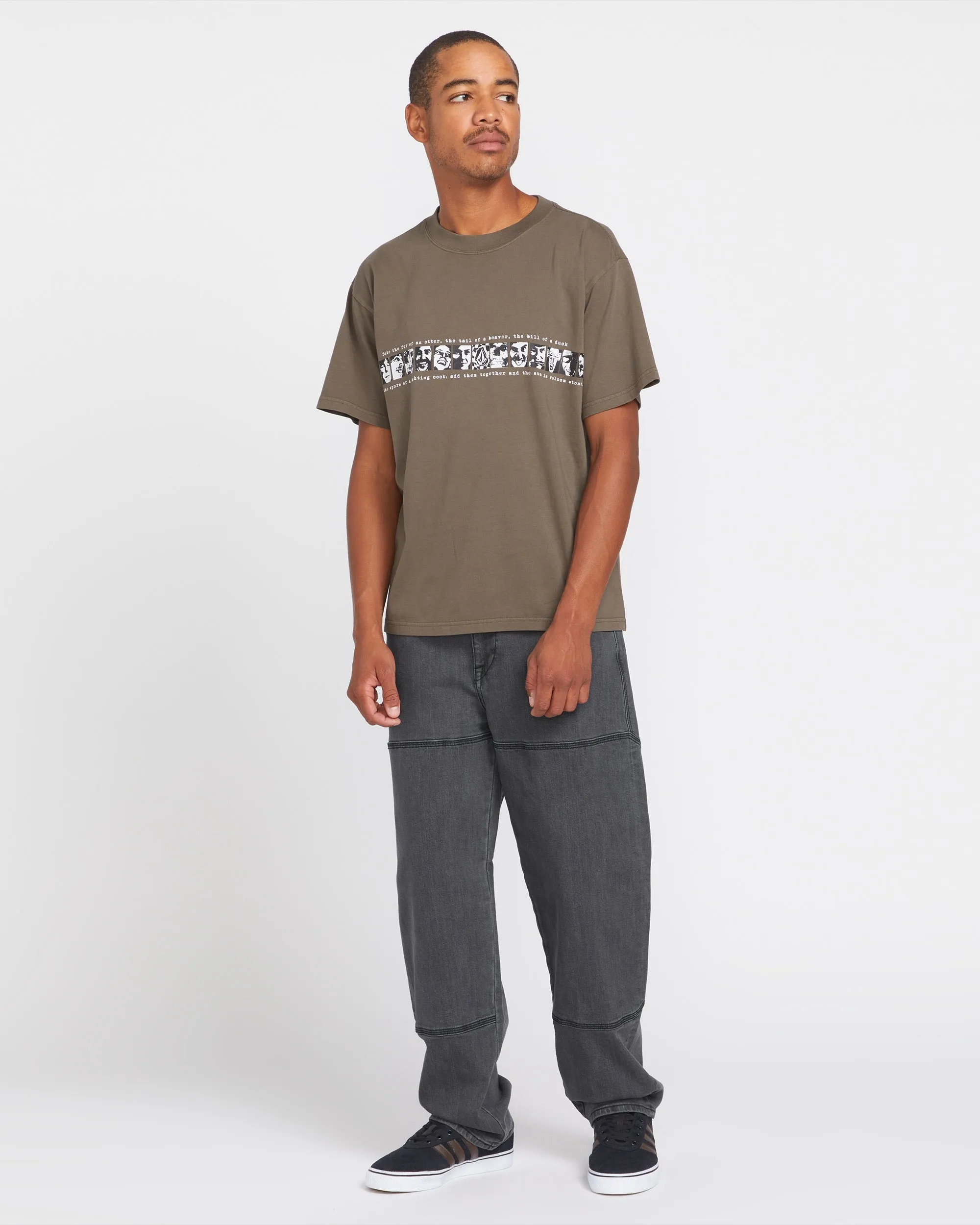 Skate Vitals Remy Stratton Short Sleeve Tee - Dark Earth sold by Volcom product image thumbnail 4