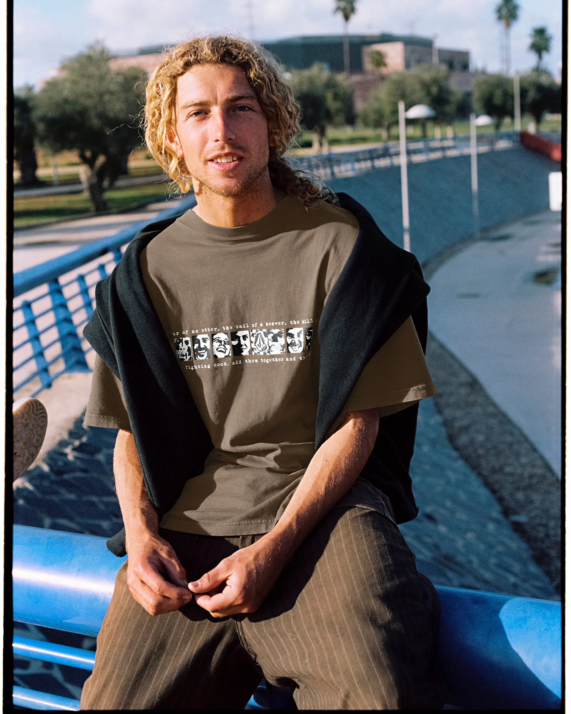 Skate Vitals Remy Stratton Short Sleeve Tee - Dark Earth sold by Volcom