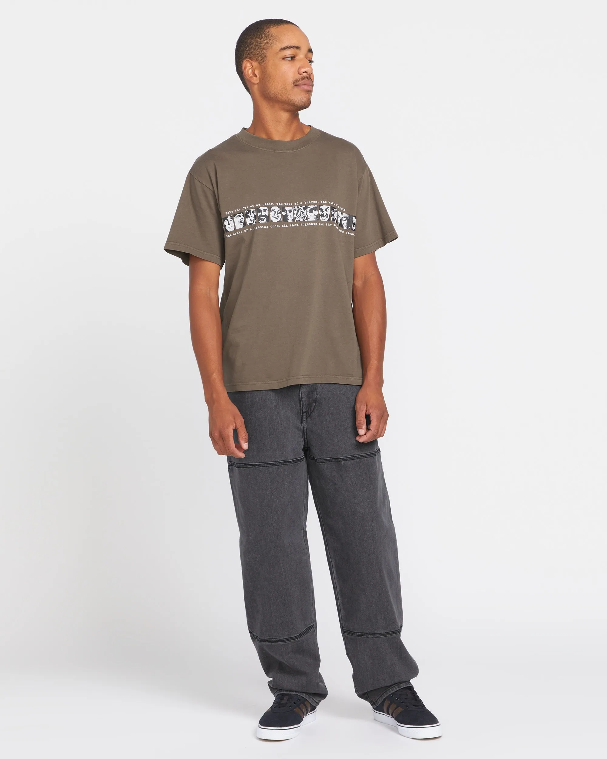 Skate Vitals Remy Stratton Short Sleeve Tee - Dark Earth sold by Volcom product image thumbnail 5
