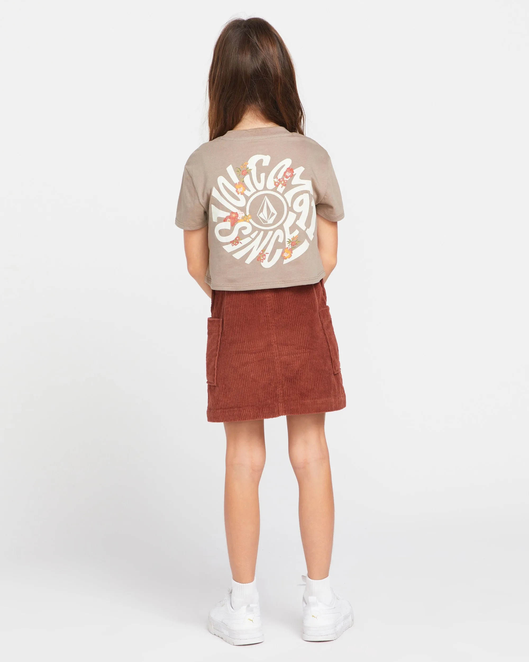 Little Girls Pkt Dial Short Sleeve Tee - Moondust sold by Volcom product image thumbnail 2