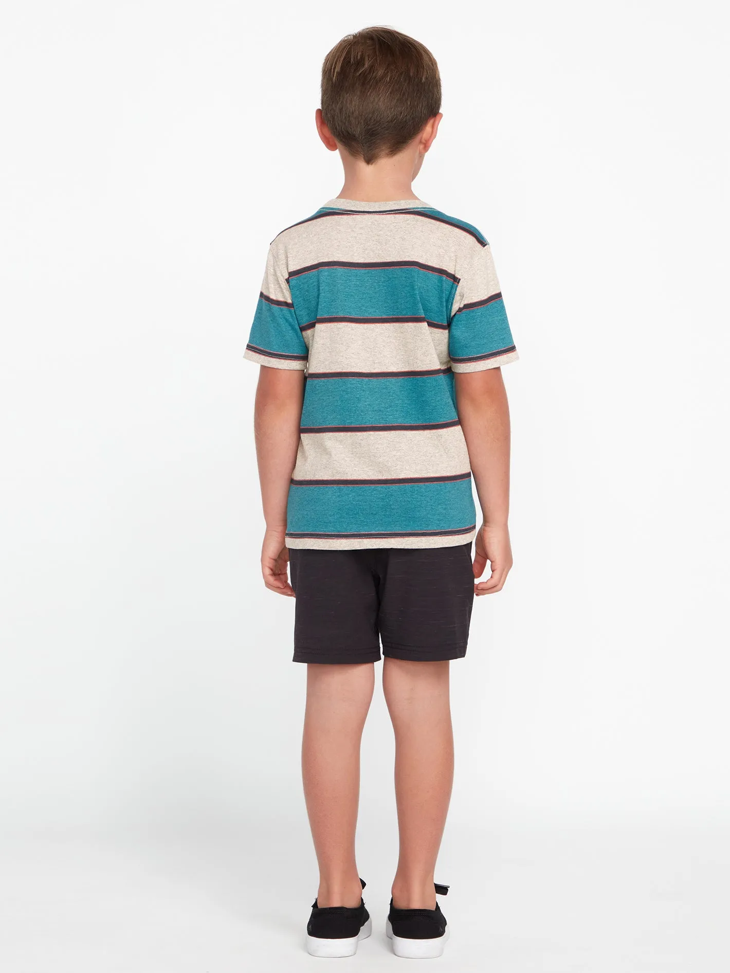Little Boys Bandstone Crew Short Sleeve Shirt - Heather Grey sold by Volcom product image thumbnail 2