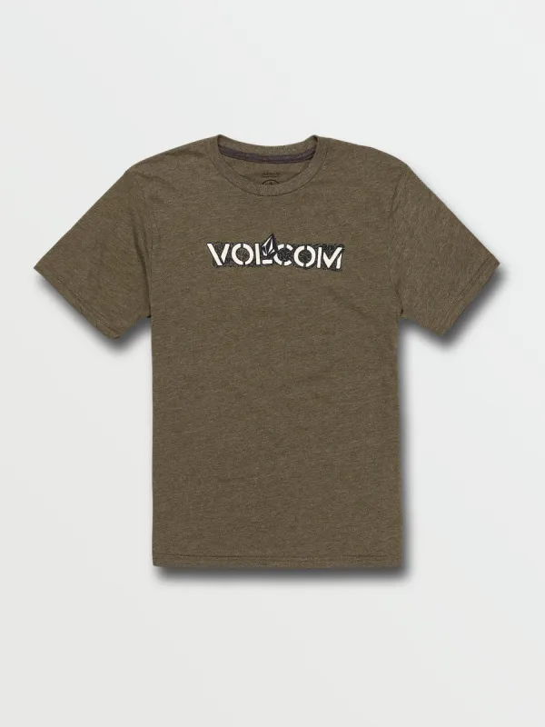 Big Boys Punk Flyer Short Sleeve Tee - Martini Olive sold by Volcom