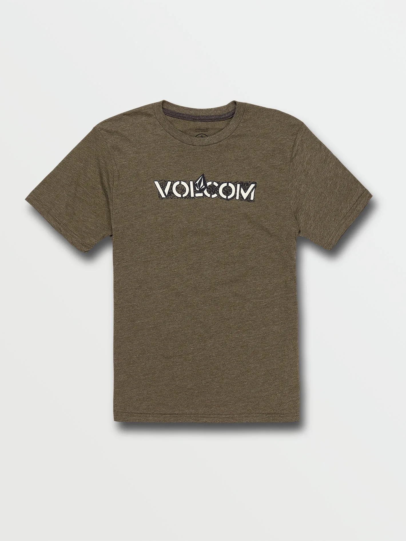 Big Boys Punk Flyer Short Sleeve Tee - Martini Olive sold by Volcom