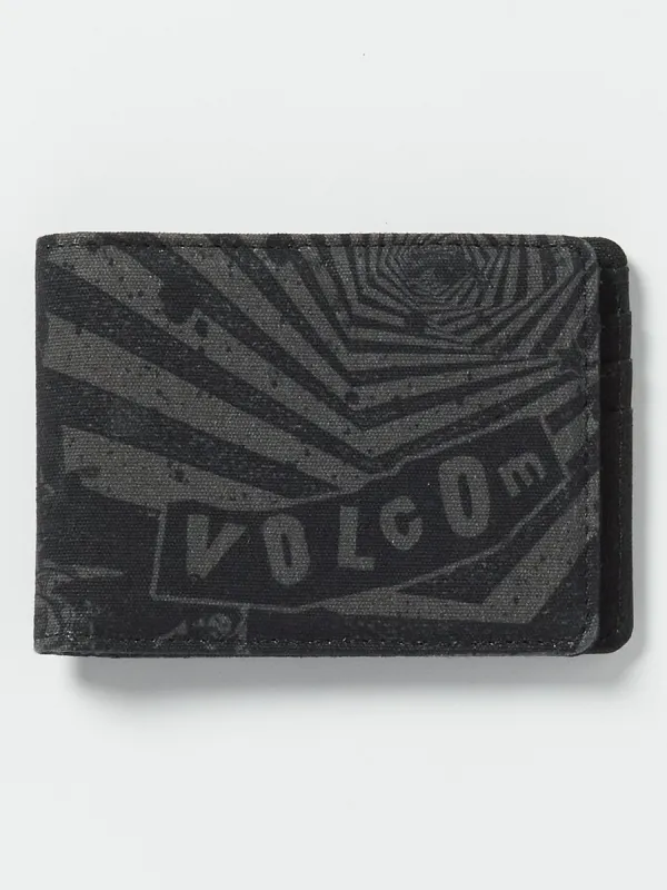 Post Bifold Wallet - Black sold by Volcom