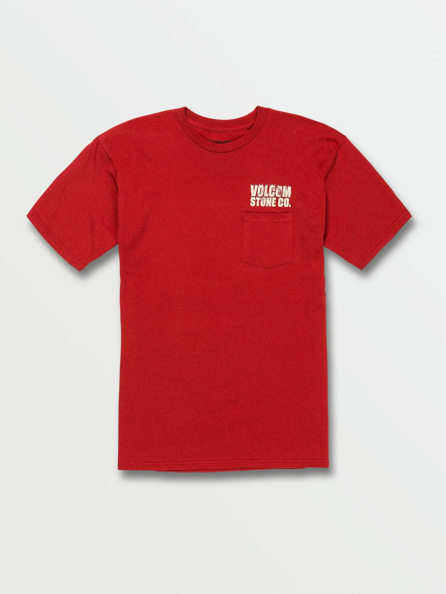 Heater Short Sleeve Tee - Ribbon Red sold by Volcom
