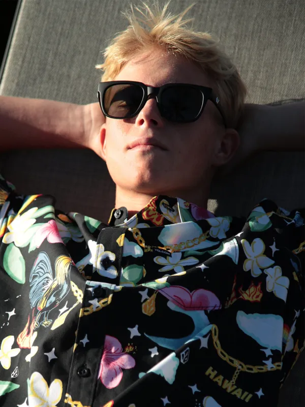 Morph Sunglasses - Gloss Black/Gray sold by Volcom