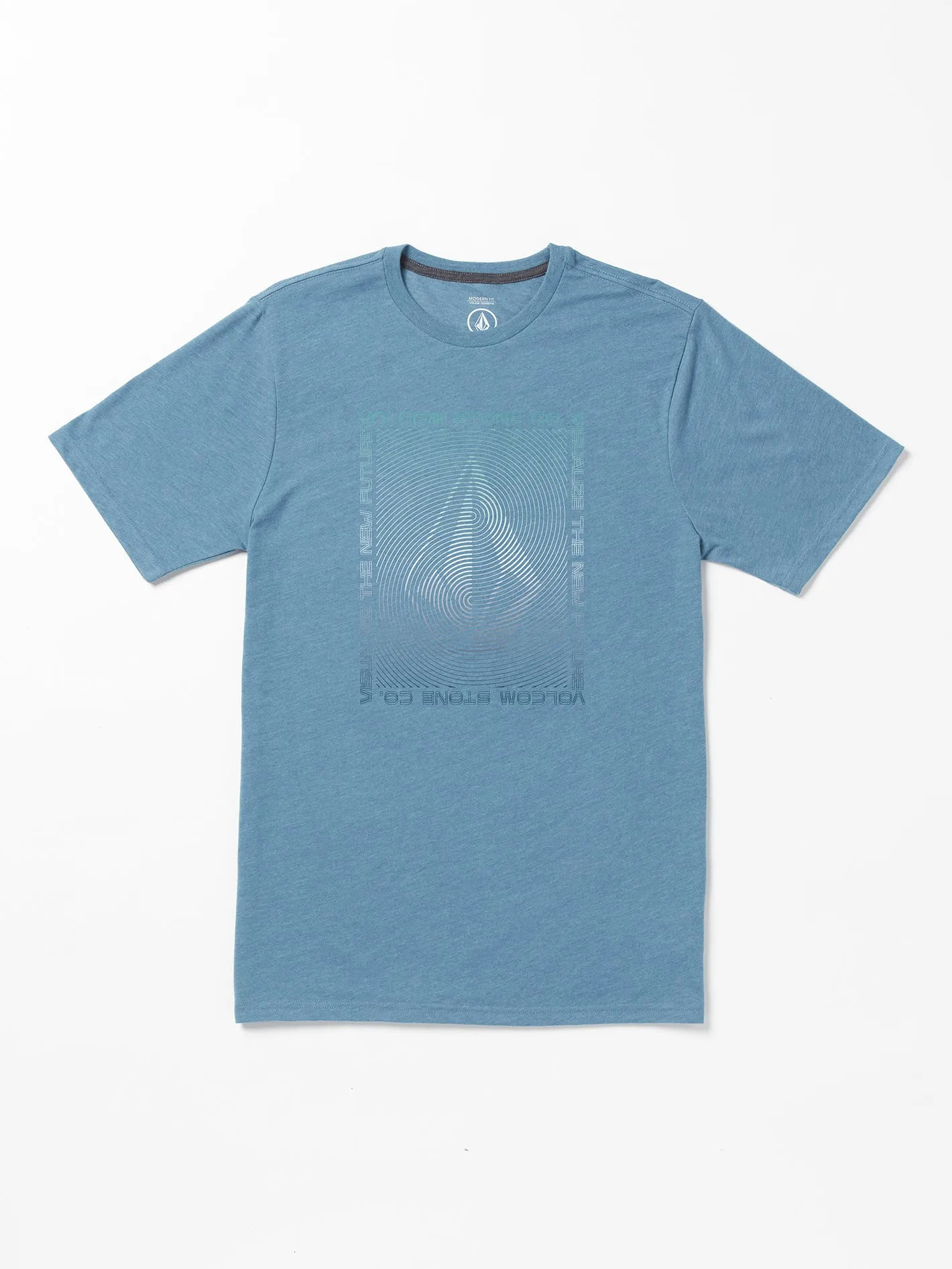 Visualizer Short Sleeve Tee - Indigo Ridge Heather sold by Volcom
