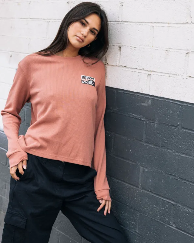 Thermality Long Sleeve Shirt - Mauve Rose sold by Volcom