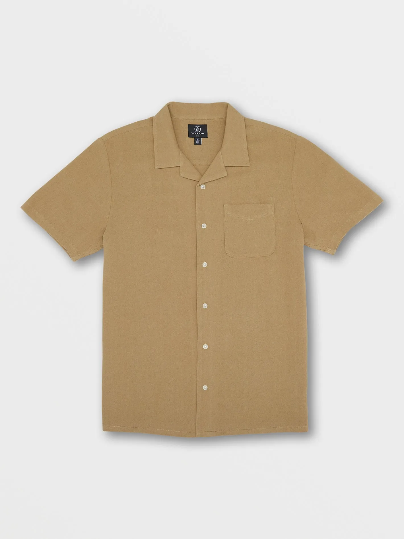 Hobarstone Short Sleeve Shirt - Sand Brown sold by Volcom