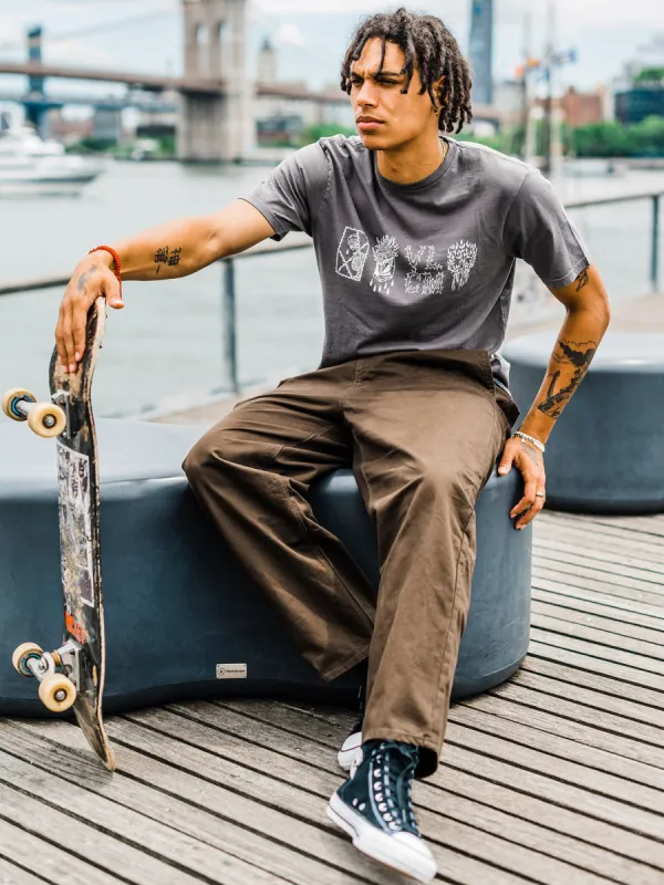 Vaderetro Featured Artist Short Sleeve Tee - Storm Cloud sold by Volcom