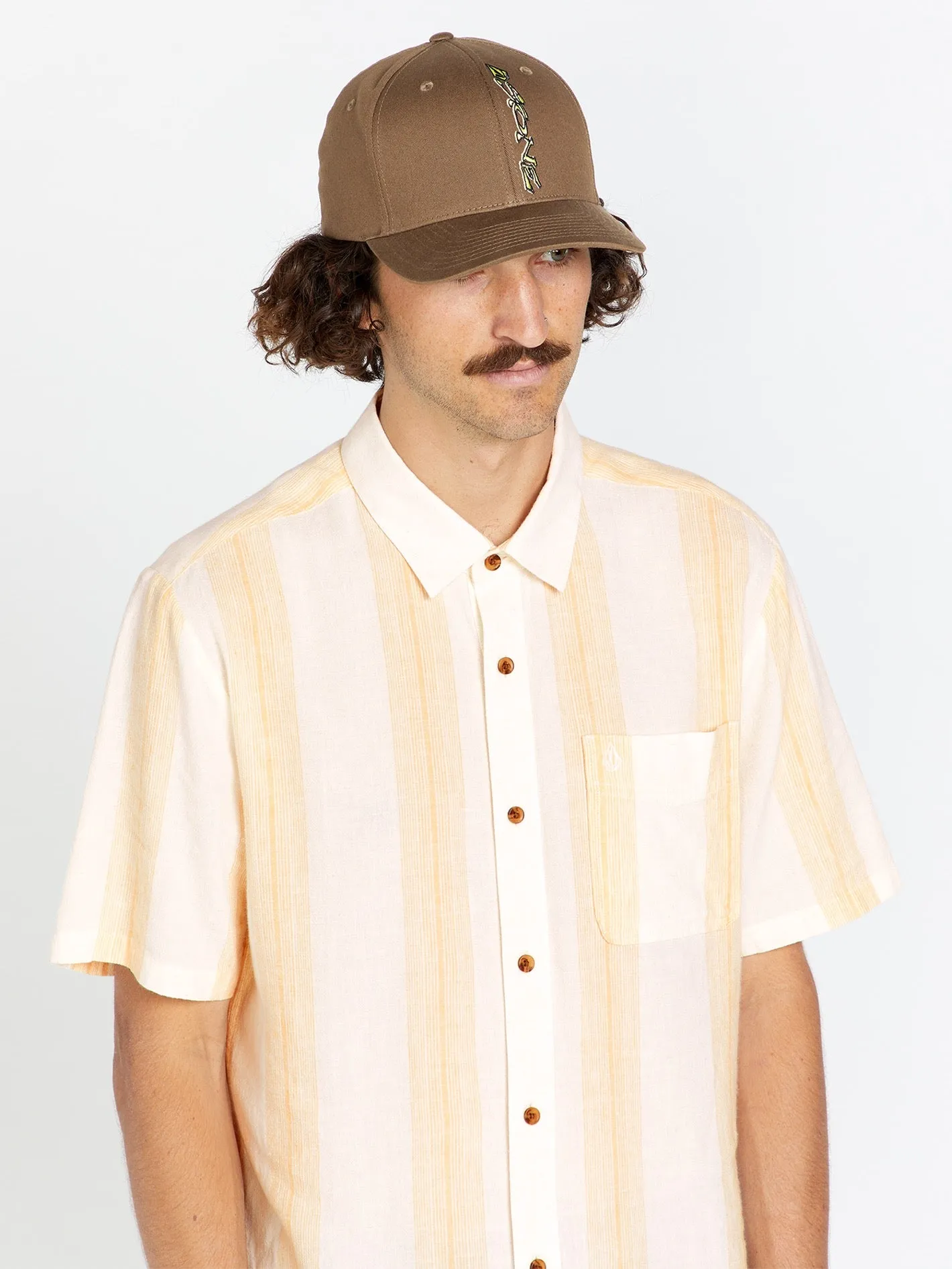 Sea Punk Flexfit Hat - Dark Earth sold by Volcom product image thumbnail 3