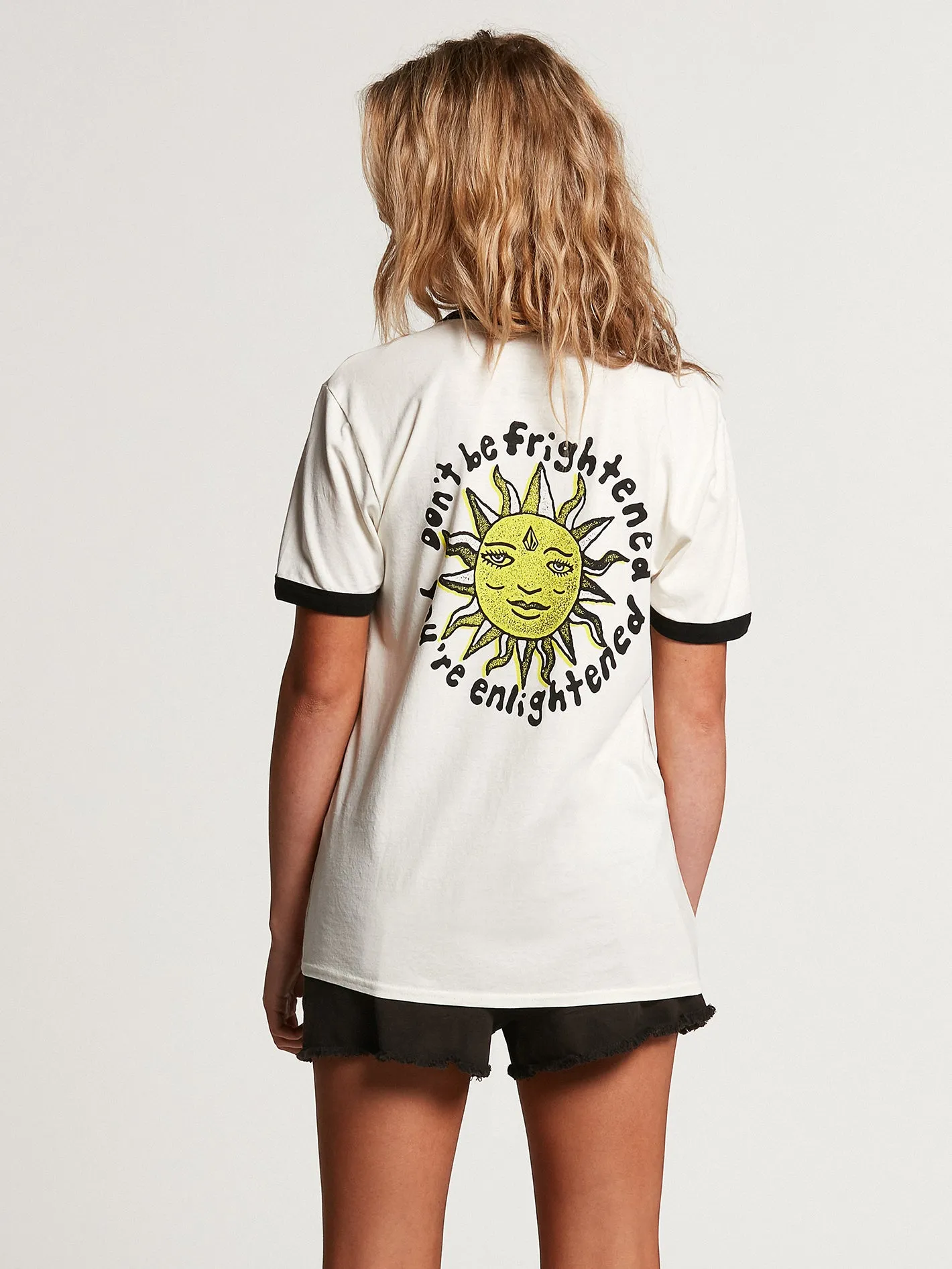 Ozzy Ringer Tee - Star White sold by Volcom product image thumbnail 2
