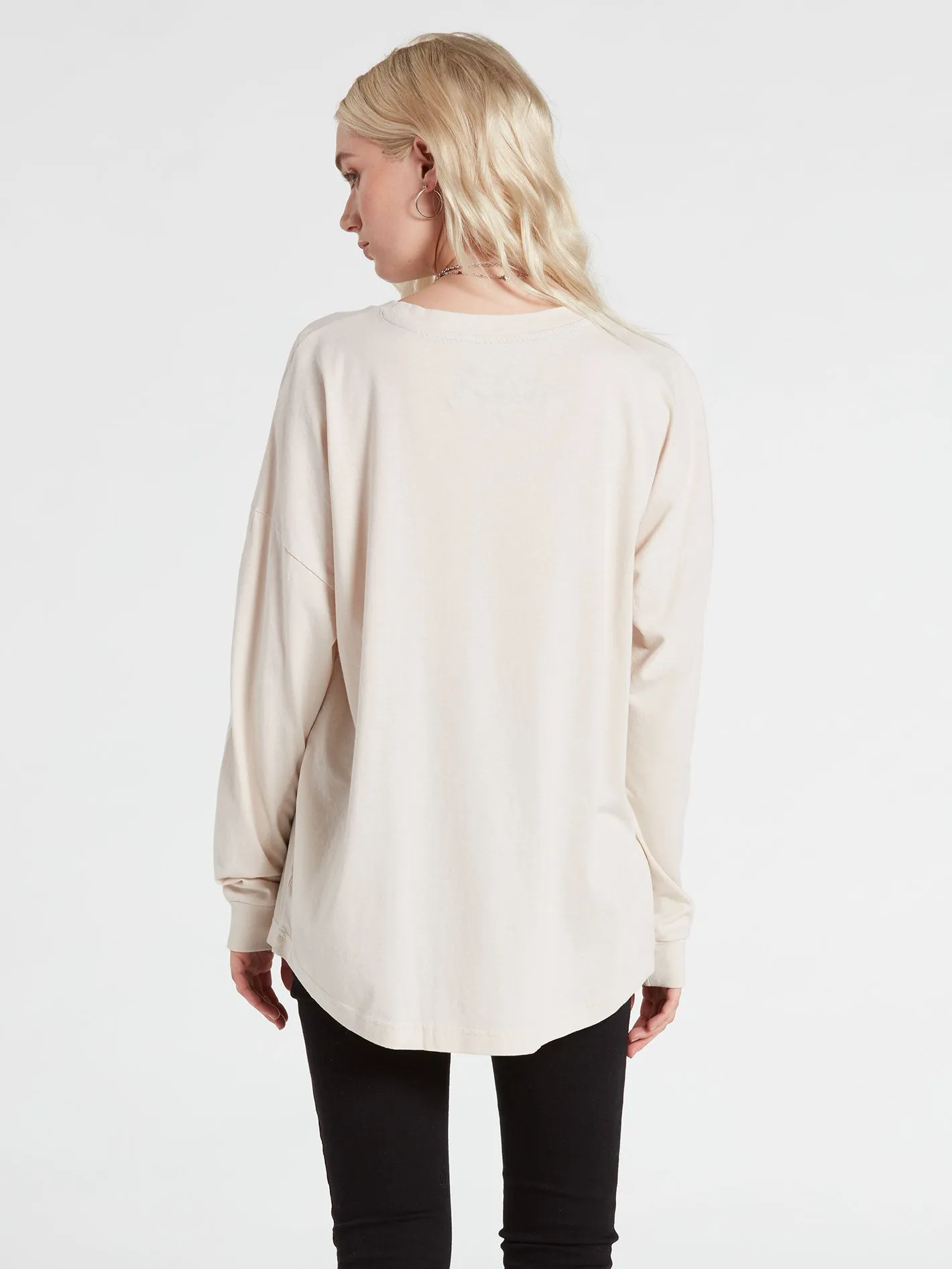 Iconic Stones Long Sleeve Tee - Bone sold by Volcom product image thumbnail 5