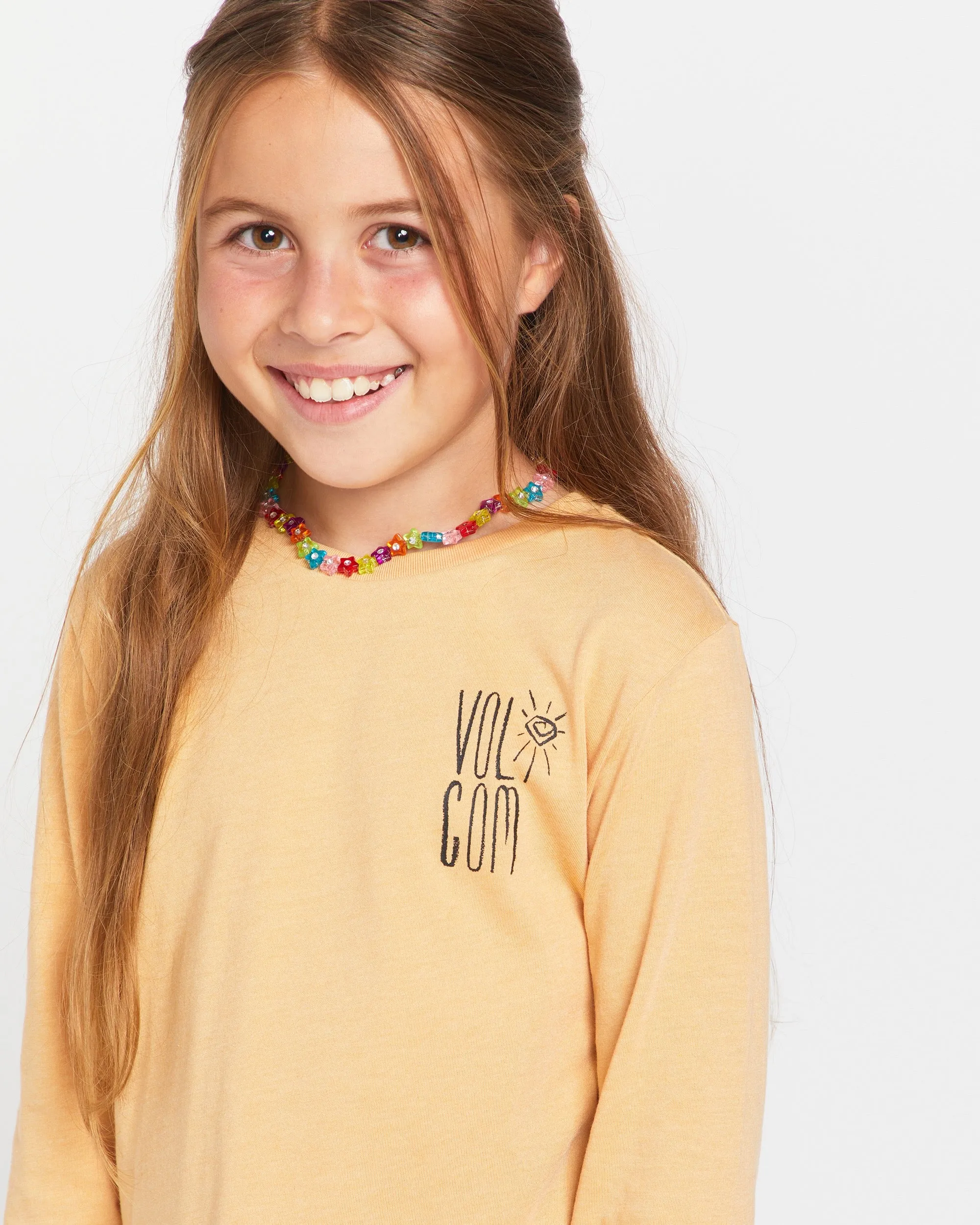 Little Girls Made From Stoke Long Sleeve Tee - Sand sold by Volcom product image thumbnail 3