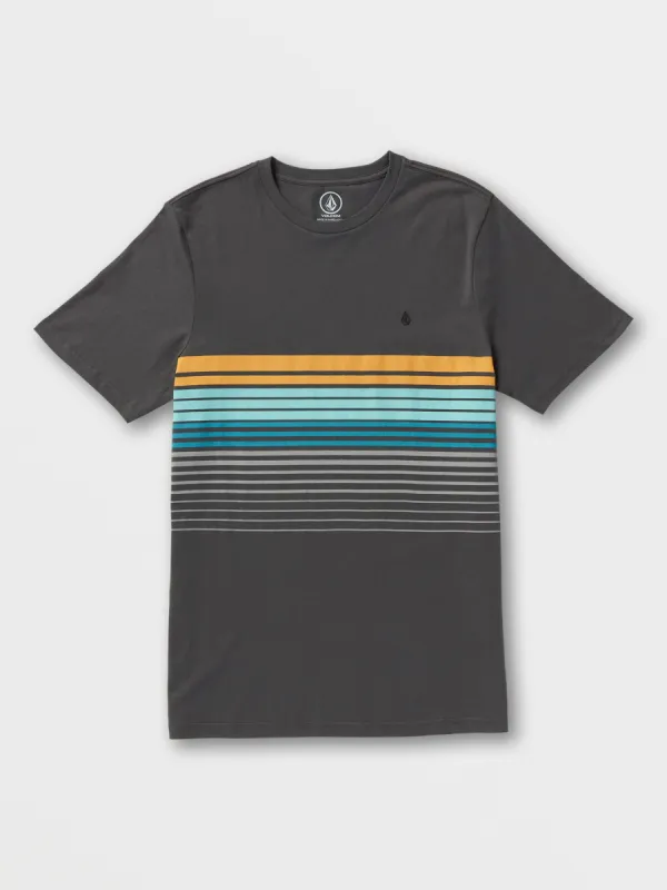 Parables Blocked Crew Tee - Asphalt Black sold by Volcom
