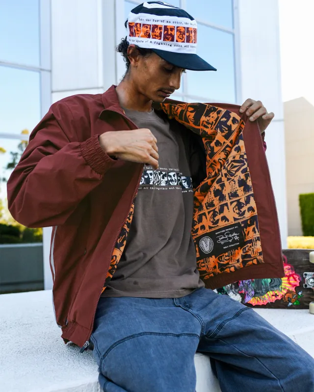 Skate Vitals Remy Stratton Track Jacket - Merlot sold by Volcom