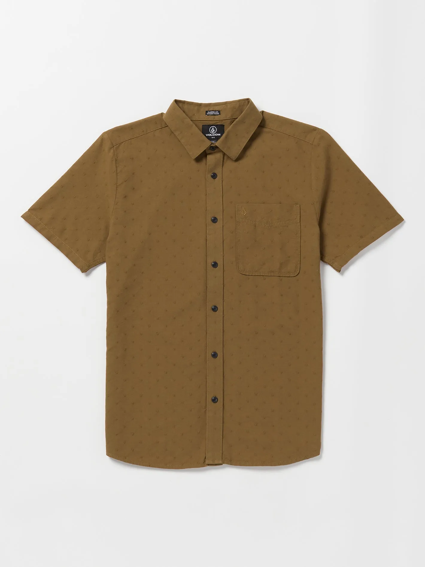 Date Knight Short Sleeve Shirt - Mud sold by Volcom